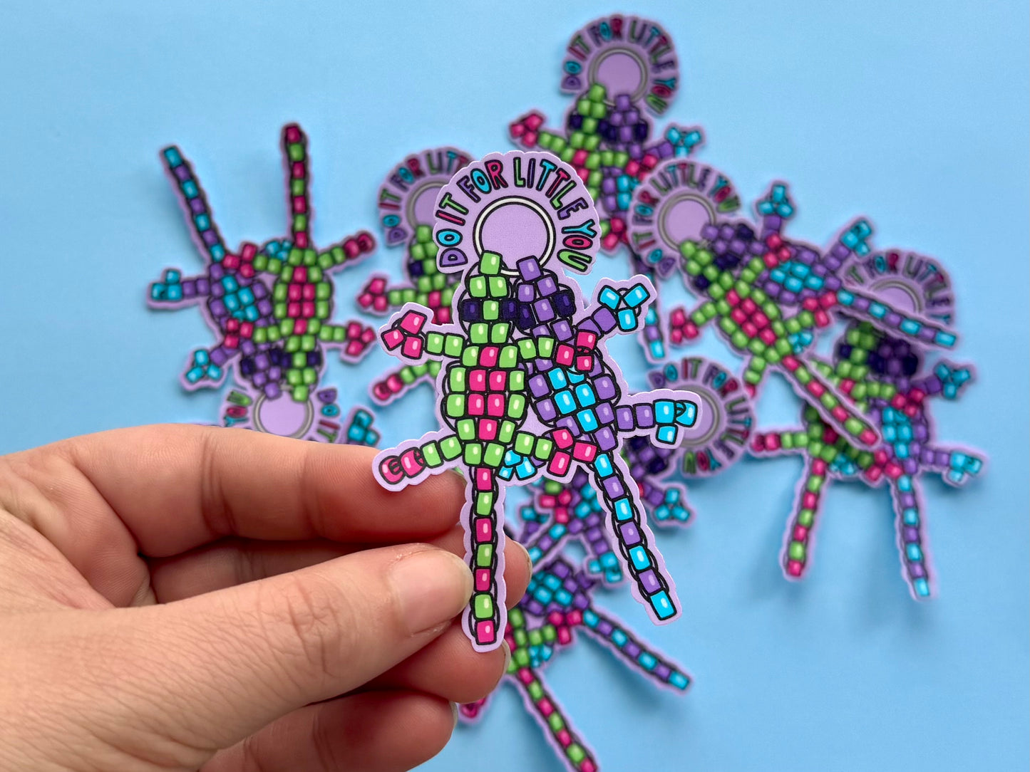 Lizard Keychain Do It For Little You Sticker