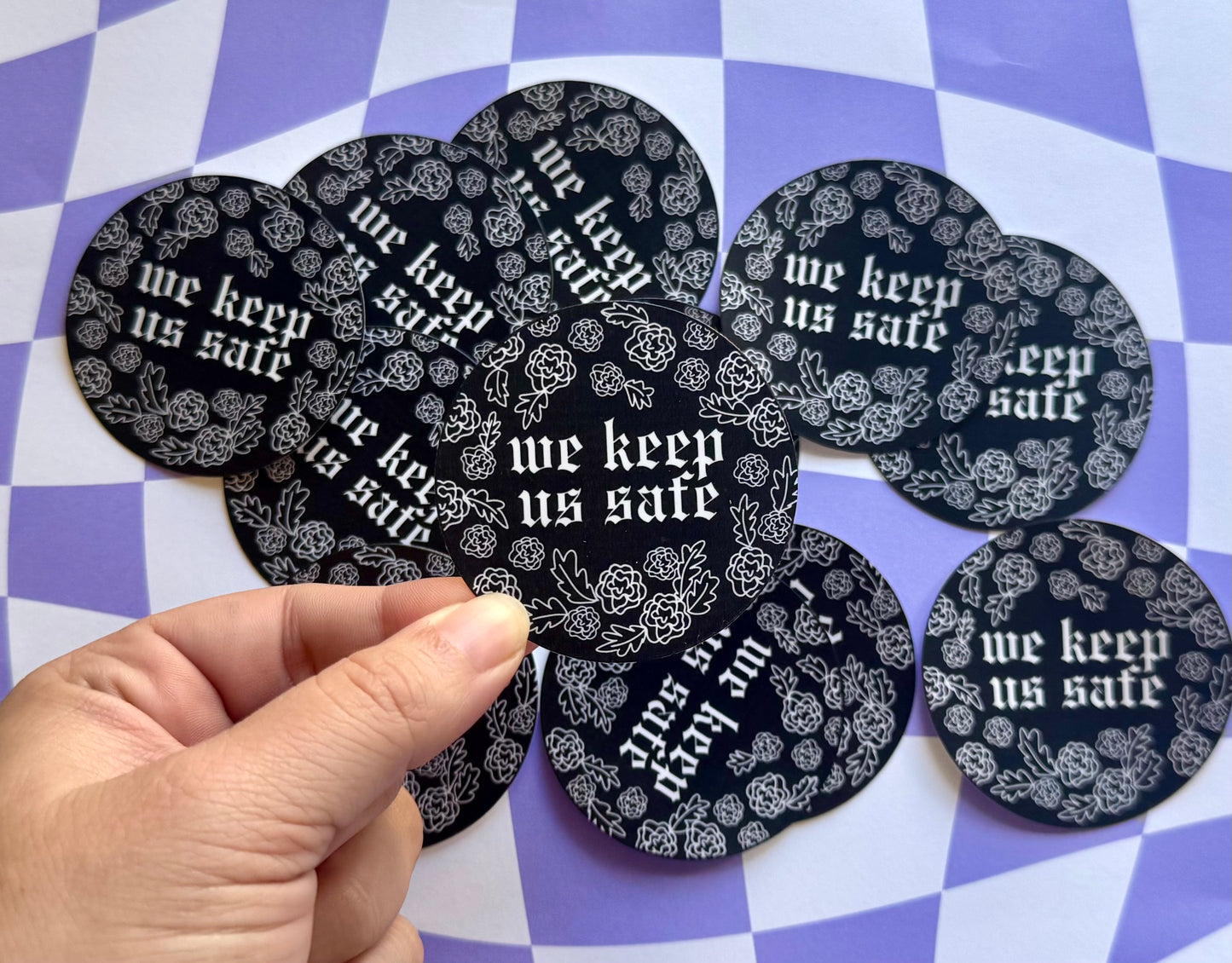 We Keep Us Safe Sticker