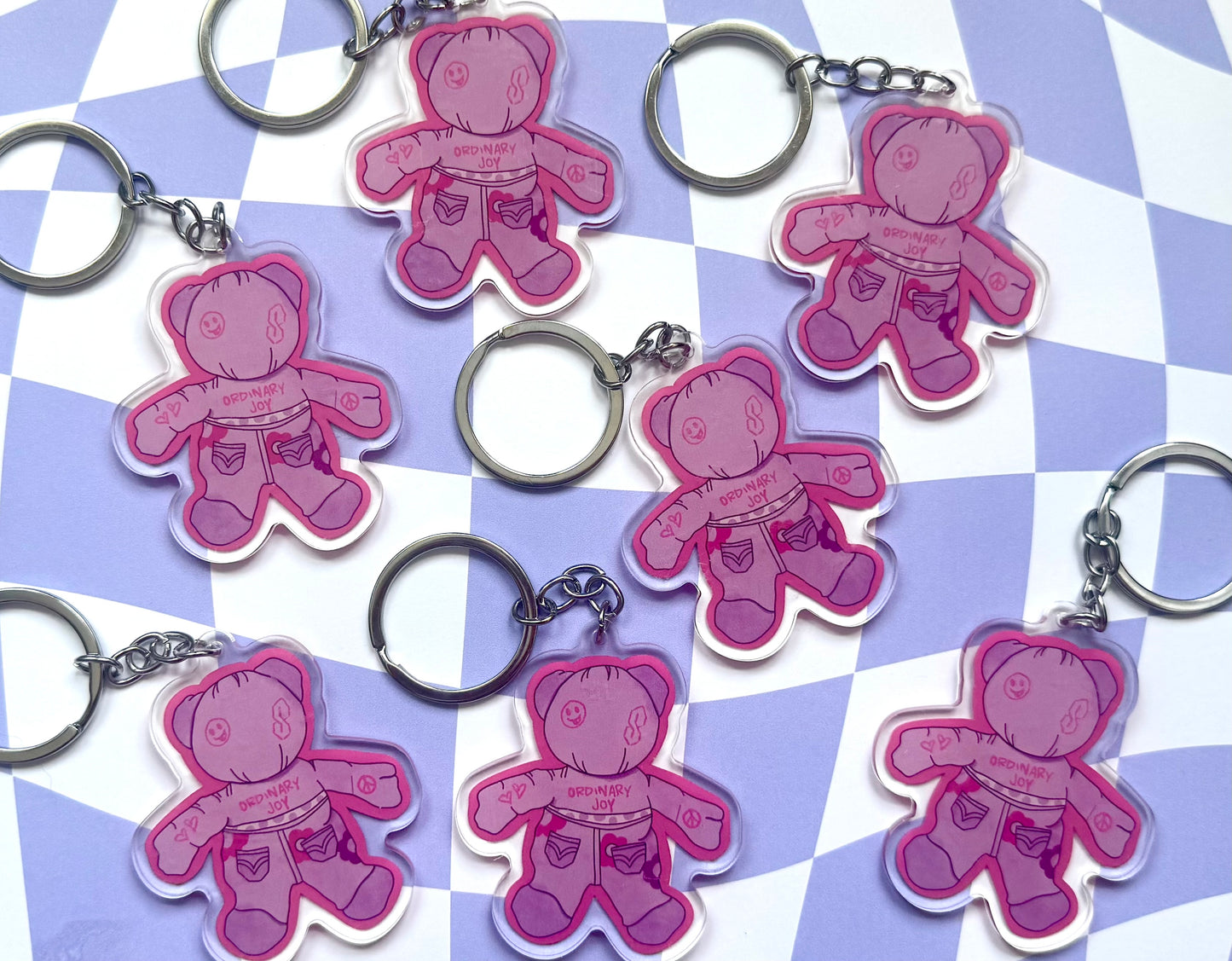 Doodle Bear Keychain