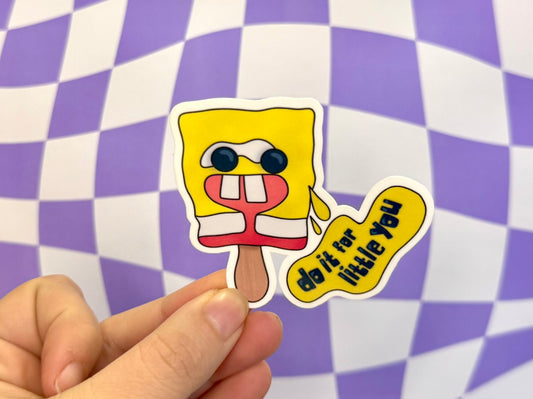 Spongebob Ice Cream Do It For Little You Sticker