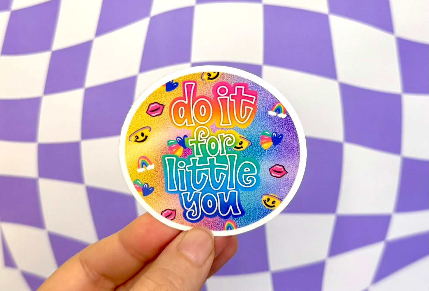 Lisa Frank Do It For Little You Sticker