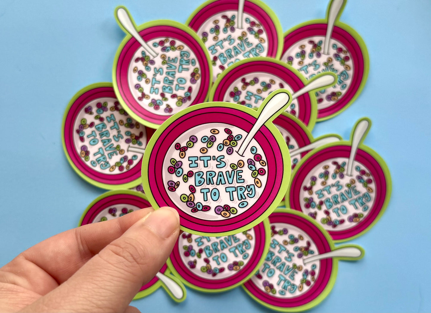 It's Brave To Try Sticker