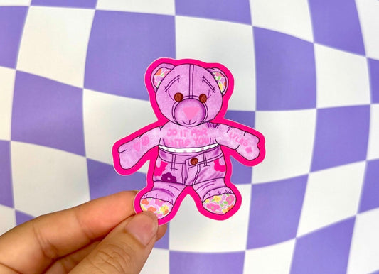 Doodle Bear Do It For Little You Sticker