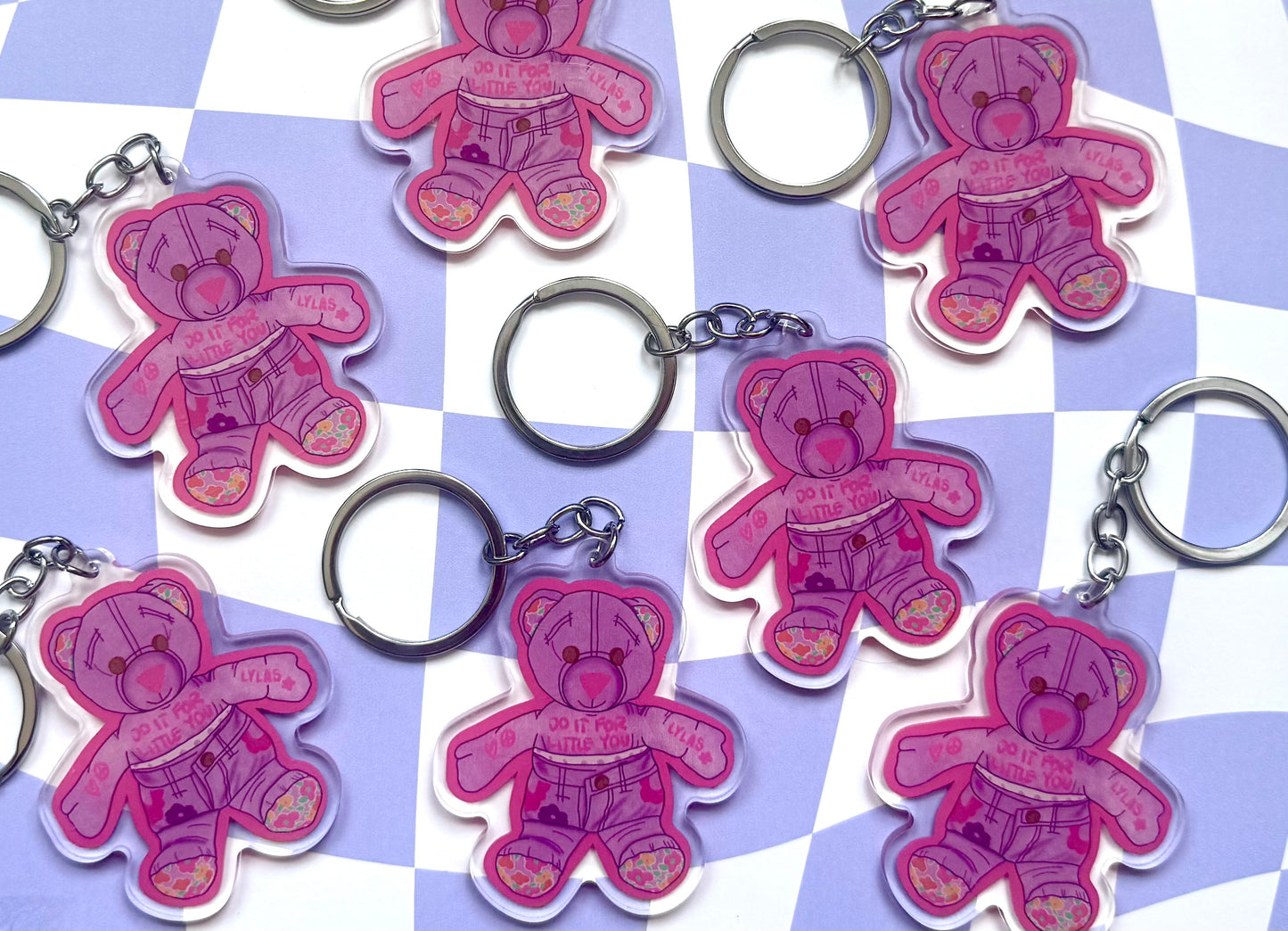 Doodle Bear Keychain
