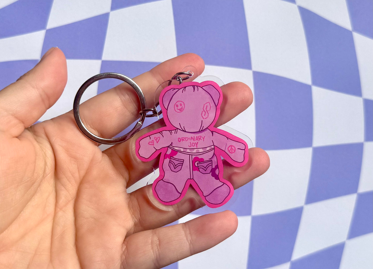 Doodle Bear Keychain