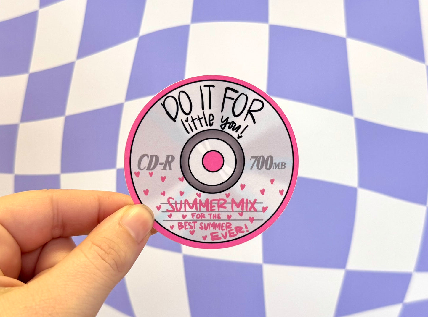 Mix CD Do It For Little You Sticker