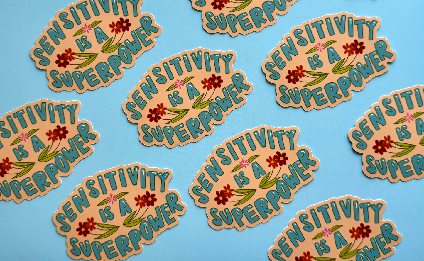 Sensitivity is a Superpower Sticker