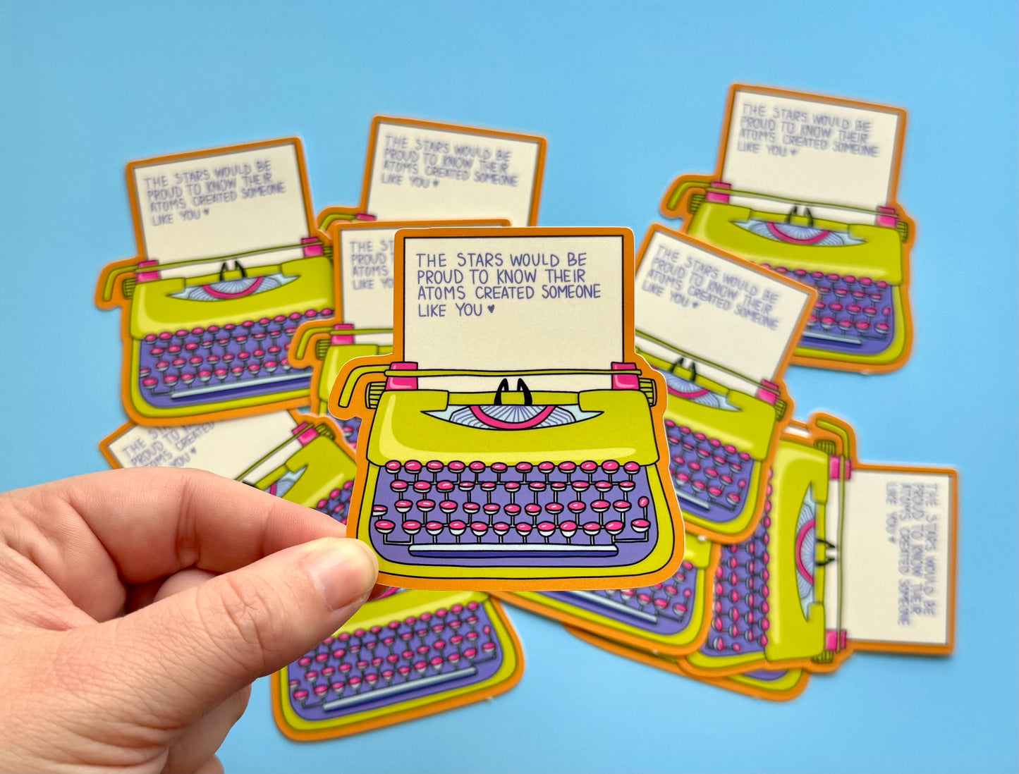 Typewriter Sticker