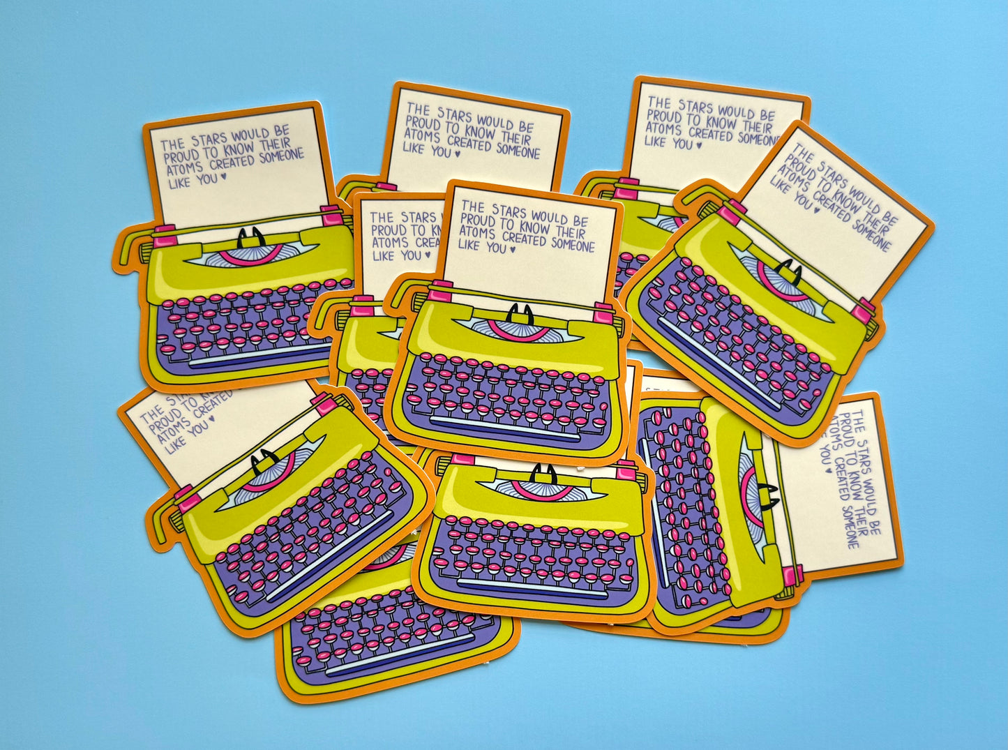 Typewriter Sticker