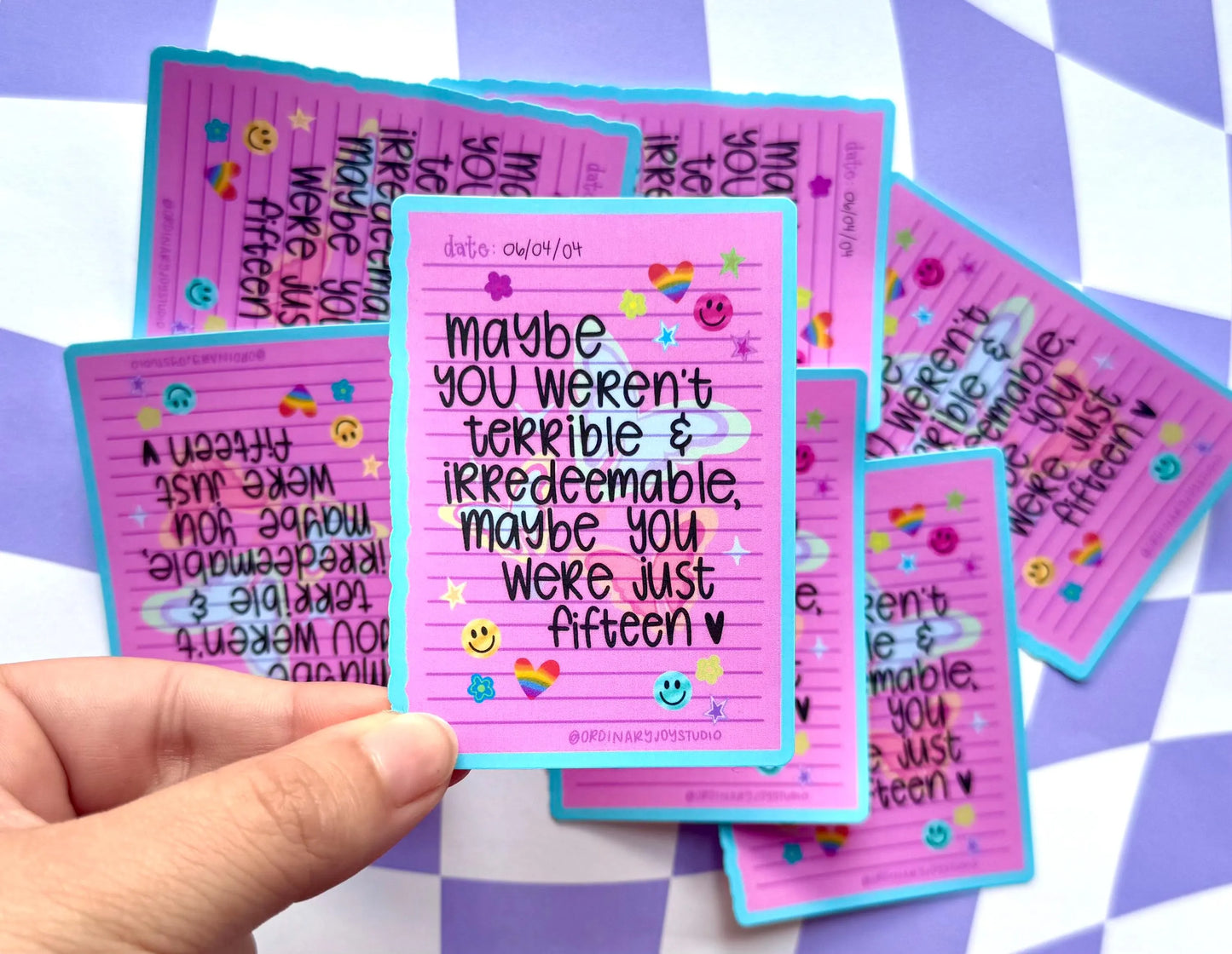 Maybe You Were Fifteen Sticker